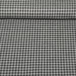 Baumwoll-Flanell - Karo Klein Grau Anthrazit