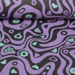 Sweat - Herzen Glitzer Lila Melange