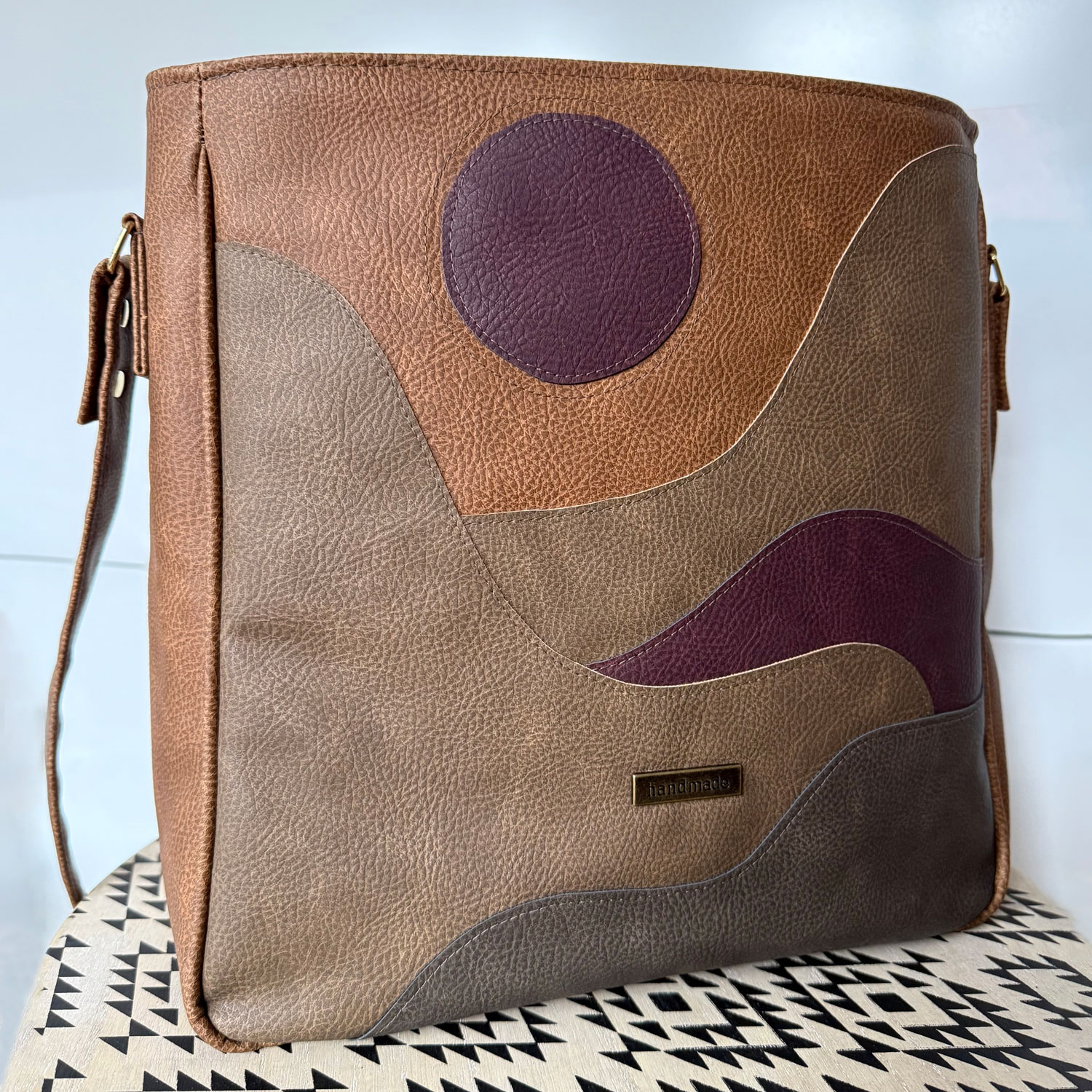 Kunstleder genarbt - Mokka-1 Kunstleder genarbt - Mokka-1