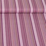 Baumwoll-Popeline - Streifenmix Lila