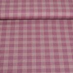 Popeline de coton - Carreaux Lila
