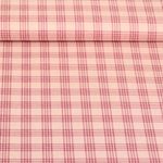 Popeline de coton - Carreaux Rose