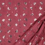 Gewatteerde jasstof - Vlinders folieprint oudroze