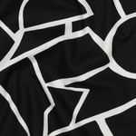 Lona de Algodón – Formas en Blanco y Negro