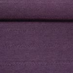 Strickjersey - Zöpfe Und Rauten Aubergine Melange