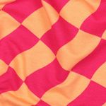 Soft Sweat - Rectángulos Onda Naranja Rosa