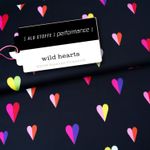 Collection Performance Albstoffe - Wild Hearts Noir-0