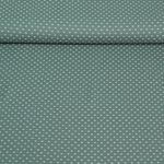 Modestoff - Bambino Jacquard Punkte Grün