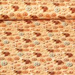 Jersey - Digitaldruck 3D Schildkröten Karamell 