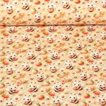 Jersey - Digitaldruck 3D Bienen Sand