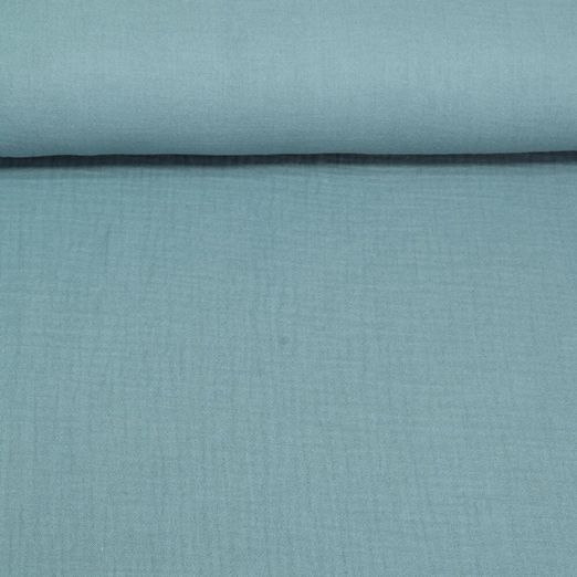 Mousseline de coton Pina - Aqua