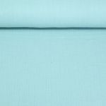 Baumwoll Musselin Pina - Himmelblau