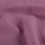 Coton mousseline - vieux rose foncé