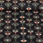 Ekologisk muslin - Hamburger Liebe Digitalt tryck Magiskt skimmer av motstånd Svart Grön