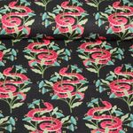 Bio Musselin - Hamburger Liebe Digitaldruck Magical Shimmer Of Wisdom Schwarz