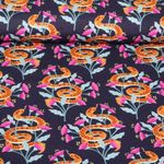 Bio Musselin - Hamburger Liebe Digitaldruck Magical Shimmer Of Wisdom Navy