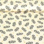 Bio Musselin - Hamburger Liebe Digitaldruck Magical Shimmer Of Protection Ecru