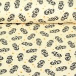 Ekologisk tröja - Hamburger Liebe Digitalt tryck Ecru