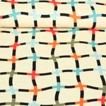 Organic Canvas - Hamburger Liebe Digitaalinen tuloste Ecru Red (punainen)