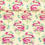 Organisch canvas - digitale print ecru