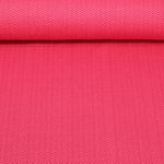 Bio Jacquard Jersey - Hamburger Liebe Magical Shimmer Zic Zac Knit Pink