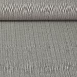 Jersey Jacquard Orgânico - Hamburger Liebe Magical Shimmer Zic Zac Knit Preto