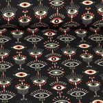 Organic Sweat - Hamburger Liebe Digitalt tryck Magiskt skimmer av motstånd Svart Grön