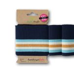 Cuff Me College - Shimmer - Bleu marine-Paillettes