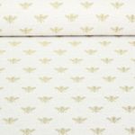 Canvas Jacquard - Bienen Weiß