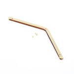 V-förmige Zierleiste - 10cm - gold-1