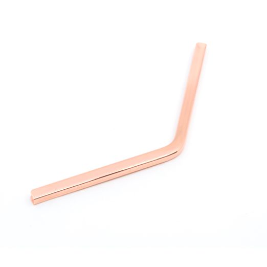 V-förmige Zierleiste - 10cm - kupfer
