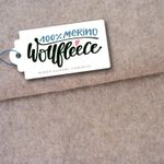 Organická vlna - Tmavě béžový melír