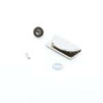 Magnetverschluss Halbmond - silber-0