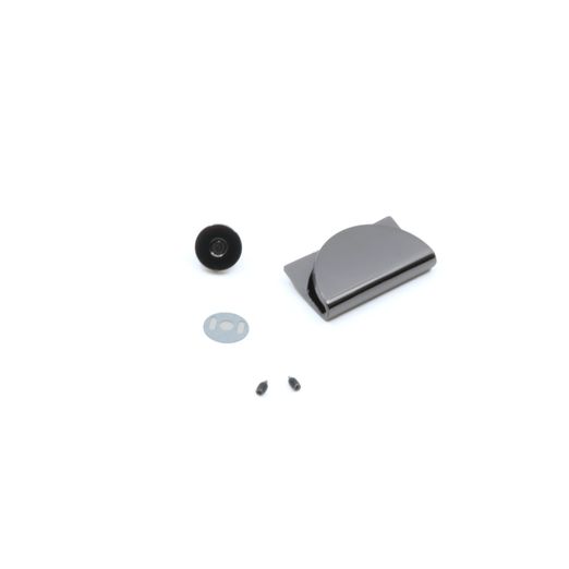 Magnetverschluss Halbmond - gunmetal