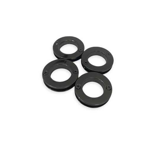 Zierösen - 4 Stück - gunmetal