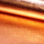 Kunstleder Metallic - orange - Meterware Kunstleder Metallic - orange - Meterware