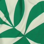 Tecido para blusas e vestidos - Blossoms XXL Stretch Green Ecru