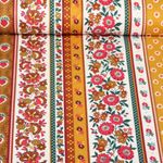 Tissu coton - Torchon de cuisine Provence Marron