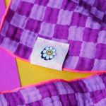 Webetikett - Checker Flower - 30 x 50mm-2