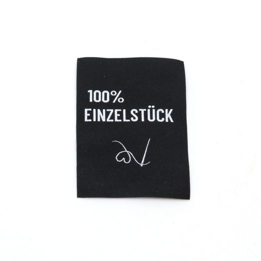 Webetikett - 100% Einzelstück - 50 x 70mm