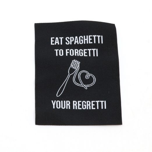 Webetikett XL - Spaghetti - 60 x 80mm