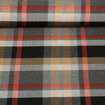 Modestoff - Großes Karo Schwarz Rot