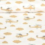 Baumwoll-Musselin - Double Gauze Helikopter Ecru