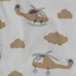 Bomuldsmusselin - Double Gauze helikopter ecru