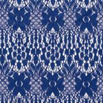 Tejido de encaje - azul real liso