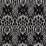 Tejido de encaje - negro liso