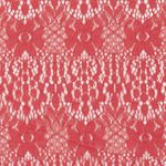 Tejido de encaje - rojo liso