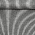 Baumwoll-Musselin - Double Gauze Streifen Grau
