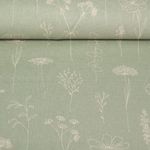 Canvas - Blumen Hellgrün