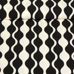 Viskose - Wellen Retro Schwarz EcoVero